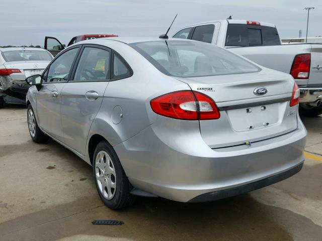 3FADP4AJ6CM176411 - 2012 FORD FIESTA S SILVER photo 3