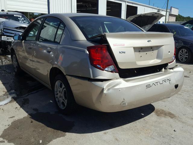 1G8AJ52F34Z223063 - 2004 SATURN ION LEVEL TAN photo 3