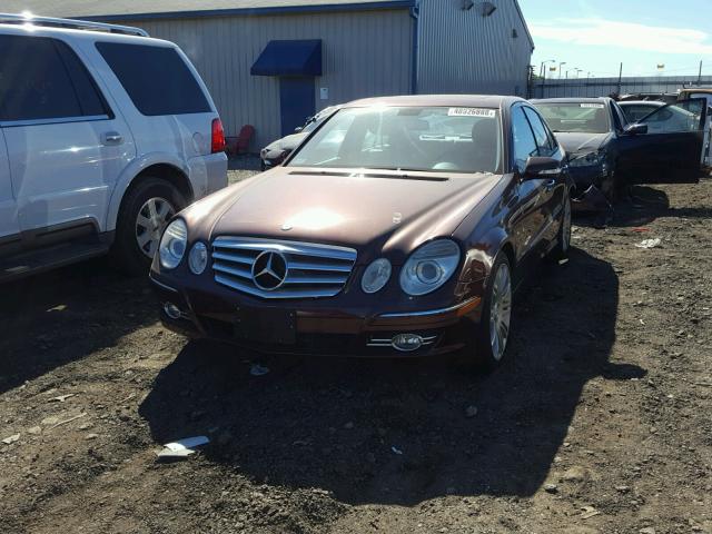 WDBUF56X57B039813 - 2007 MERCEDES-BENZ E 350 MAROON photo 2