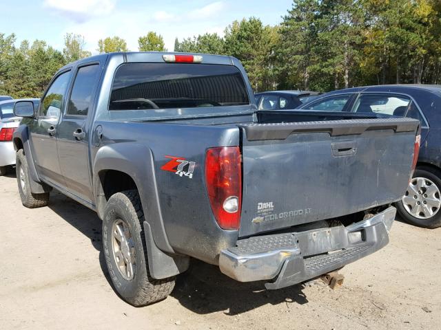 1GCDT13E678129958 - 2007 CHEVROLET COLORADO BLUE photo 3