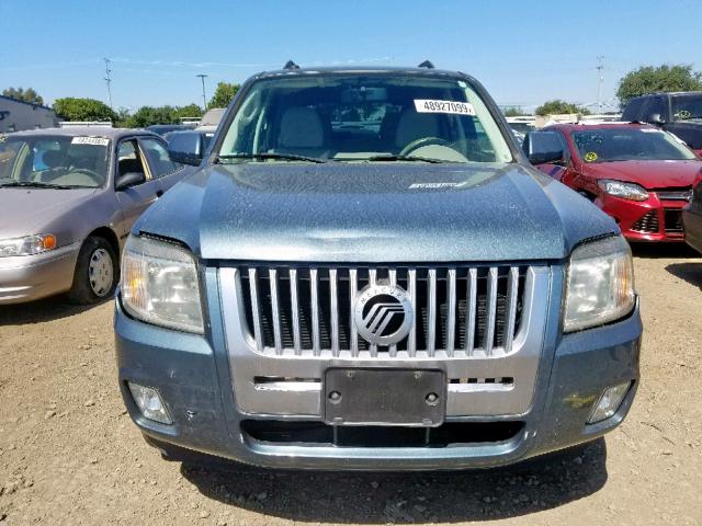 4M2CN2K30AKJ06532 - 2010 MERCURY MARINER HY BLUE photo 9