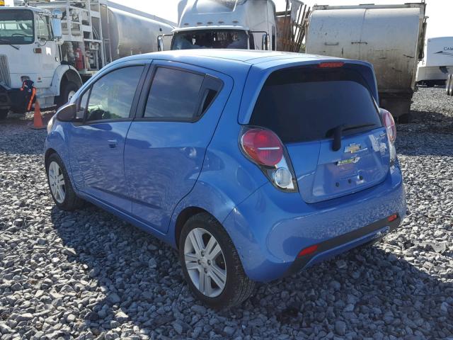 KL8CB6S90FC759589 - 2015 CHEVROLET SPARK LS BLUE photo 3