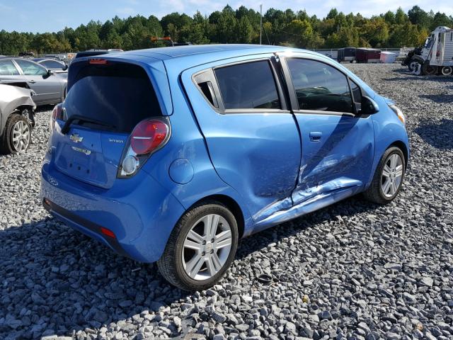 KL8CB6S90FC759589 - 2015 CHEVROLET SPARK LS BLUE photo 4