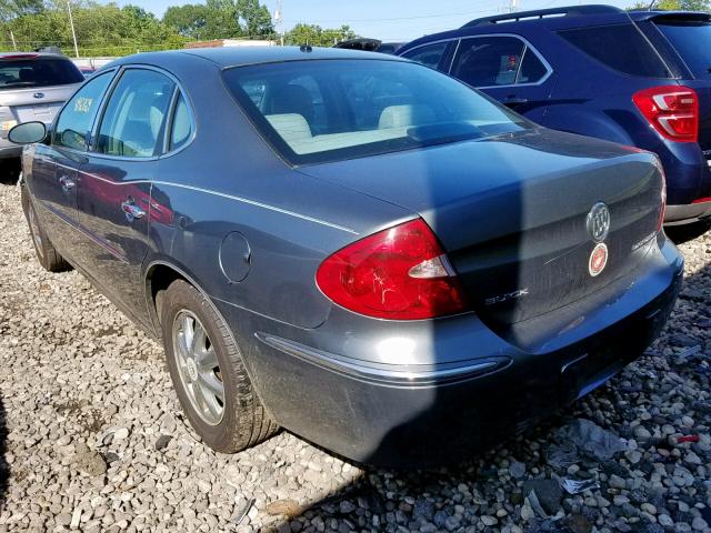 2G4WD562651302890 - 2005 BUICK LACROSSE C GRAY photo 3