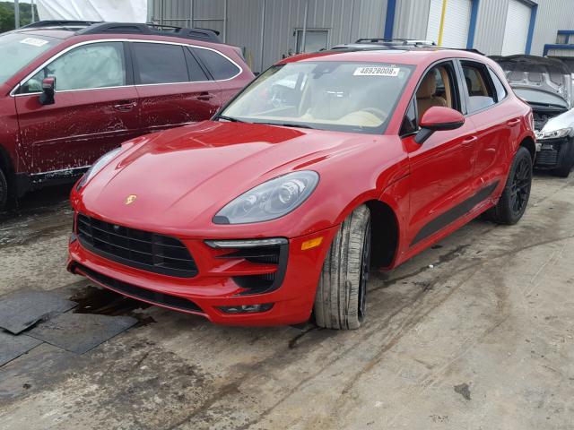 WP1AG2A53HLB53888 - 2017 PORSCHE MACAN GTS RED photo 2