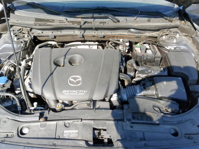 JM1GJ1U62E1152329 - 2014 MAZDA 6 SPORT GRAY photo 7