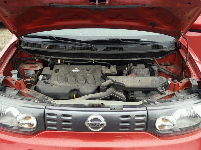 JN8AZ28R49T126810 - 2009 NISSAN CUBE BASE RED photo 7