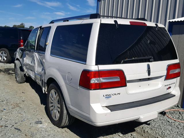 5LMJJ3J50CEL01042 - 2012 LINCOLN NAVIGATOR Ақ фото 3