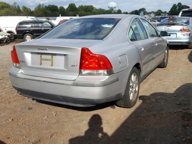 YV1RS59V742353577 - 2004 VOLVO S60 2.5T SILVER photo 4