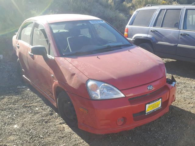 JS2RA41S225106473 - 2002 SUZUKI AERIO S RED photo 1