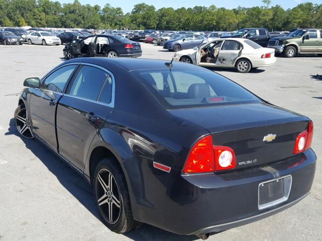 1G1ZD5E12BF334422 - 2011 CHEVROLET MALIBU 2LT BLACK photo 3