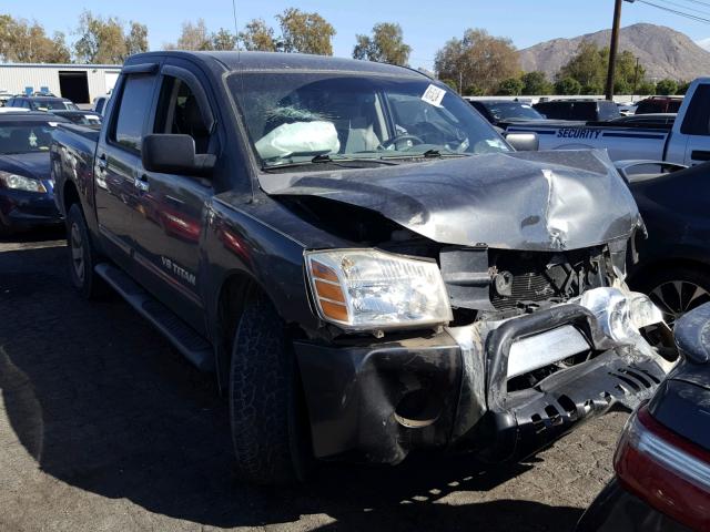 1N6AA07B27N231131 - 2007 NISSAN TITAN XE GRAY photo 1