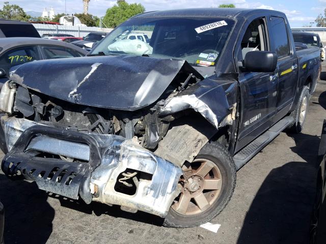 1N6AA07B27N231131 - 2007 NISSAN TITAN XE GRAY photo 2