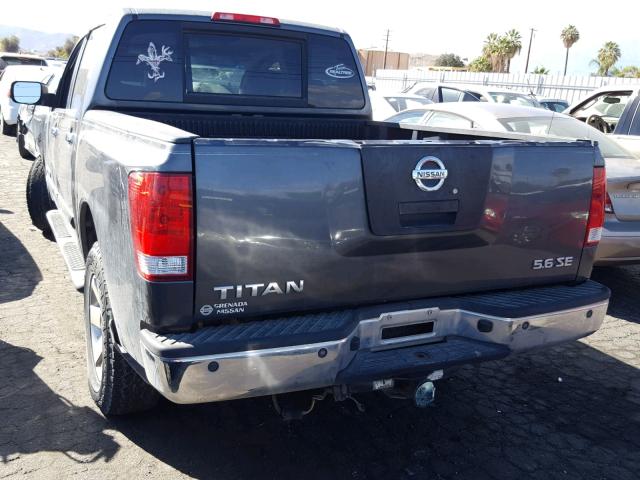 1N6AA07B27N231131 - 2007 NISSAN TITAN XE GRAY photo 3