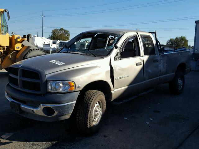 3D7KS28C95G763494 - 2005 DODGE RAM 2500 S GRAY photo 2