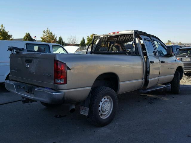 3D7KS28C95G763494 - 2005 DODGE RAM 2500 S GRAY photo 4