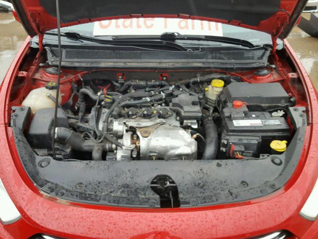 1C3CDFCH2DD317691 - 2013 DODGE DART LIMIT RED photo 7