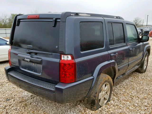 1J8HG48K17C626430 - 2007 JEEP COMMANDER CHARCOAL photo 4