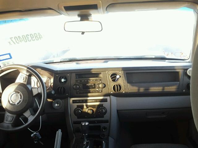 1J8HG48K17C626430 - 2007 JEEP COMMANDER CHARCOAL photo 9