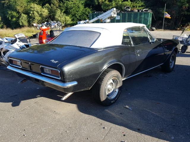 124677L115496 - 1967 CHEVROLET CAMERO BLACK photo 4