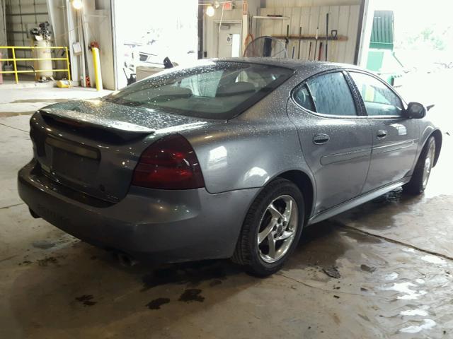 2G2WR544541212126 - 2004 PONTIAC GRAND PRIX GRAY photo 4