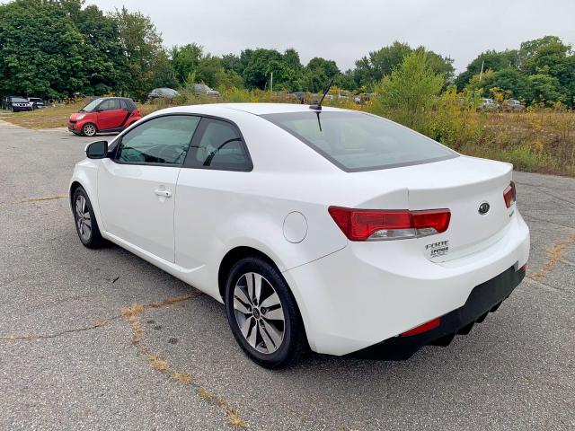 KNAFU6A22D5743153 - 2013 KIA FORTE EX WHITE photo 3