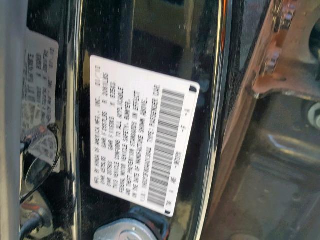 1HGCP3F80AA013044 - 2010 HONDA ACCORD EXL BLACK photo 10