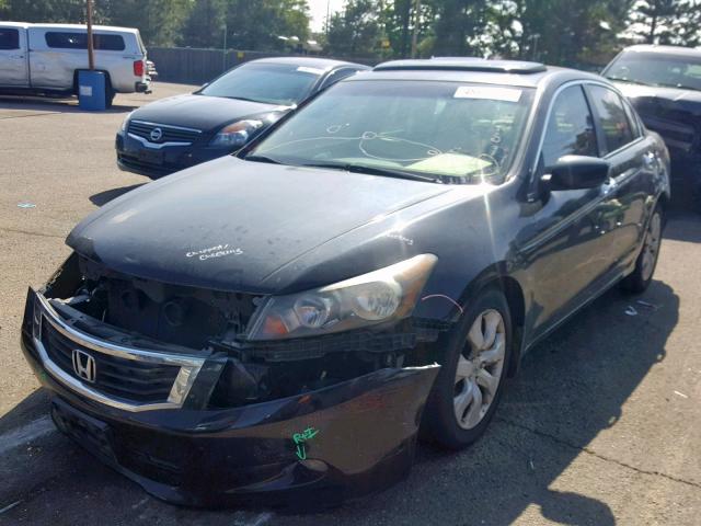 1HGCP3F80AA013044 - 2010 HONDA ACCORD EXL BLACK photo 2