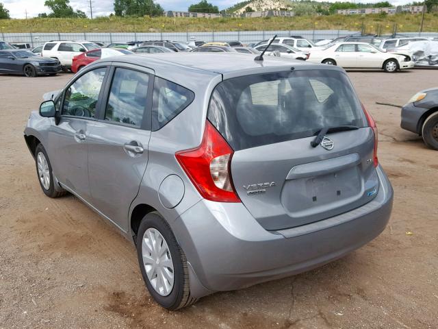 3N1CE2CPXEL430232 - 2014 NISSAN VERSA NOTE GRAY photo 3