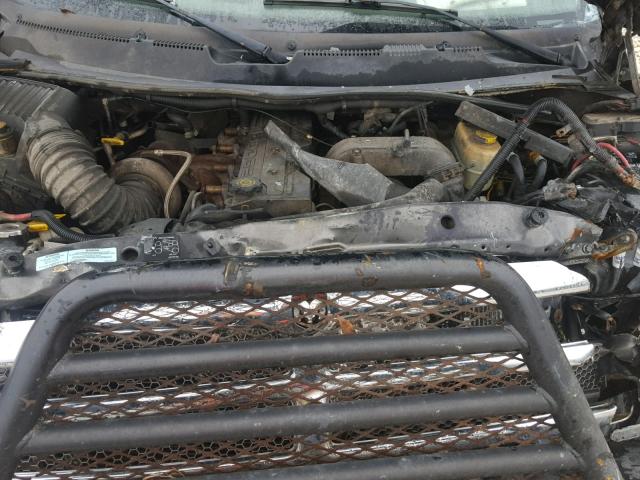 3B7KC26602M211240 - 2002 DODGE RAM 2500 GRAY photo 7