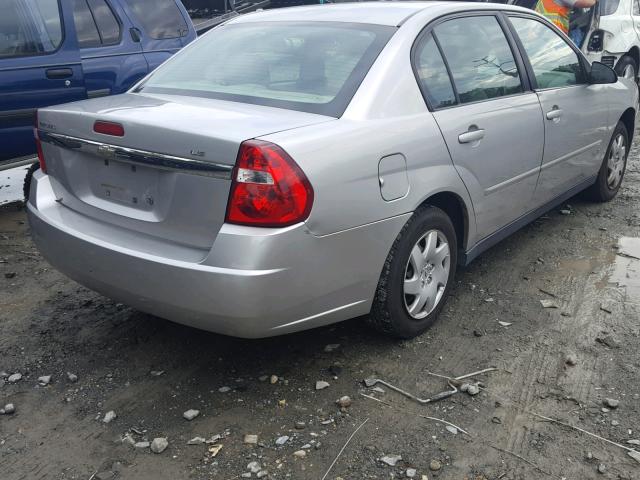 1G1ZS58F58F126167 - 2008 CHEVROLET MALIBU LS SILVER photo 4