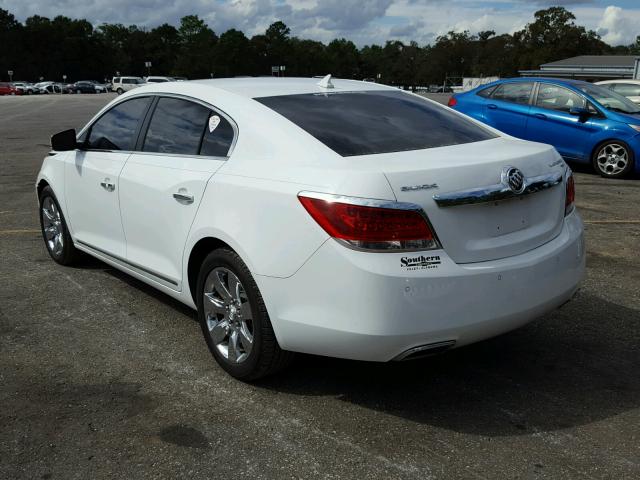 1G4GE5ED7BF302812 - 2011 BUICK LACROSSE C WHITE photo 3