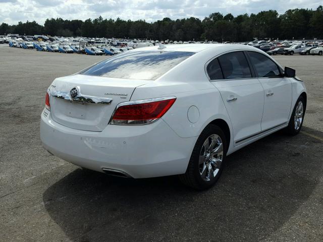 1G4GE5ED7BF302812 - 2011 BUICK LACROSSE C WHITE photo 4