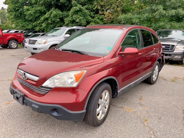 5J6RE48748L018278 - 2008 HONDA CR-V EXL RED photo 2