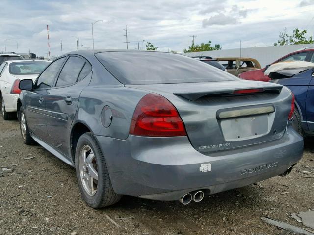 2G2WS522441320677 - 2004 PONTIAC GRAND PRIX Մոխրագույն լուսանկար 3