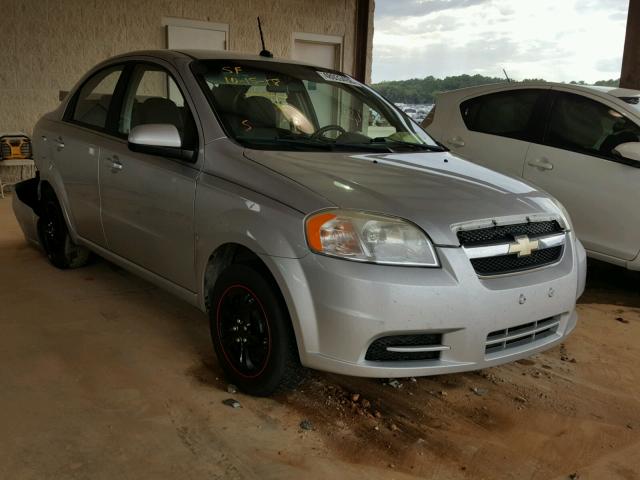 KL1TD56E69B608969 - 2009 CHEVROLET AVEO LS SILVER photo 1