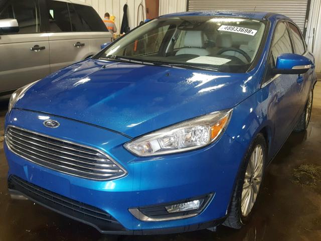 1FADP3J26FL201073 - 2015 FORD FOCUS TITA BLUE photo 2