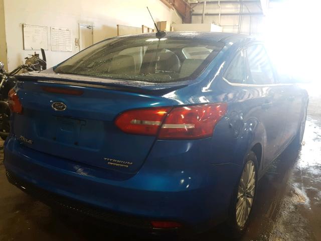 1FADP3J26FL201073 - 2015 FORD FOCUS TITA BLUE photo 4