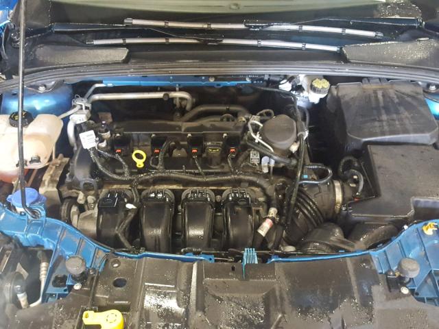 1FADP3J26FL201073 - 2015 FORD FOCUS TITA BLUE photo 7