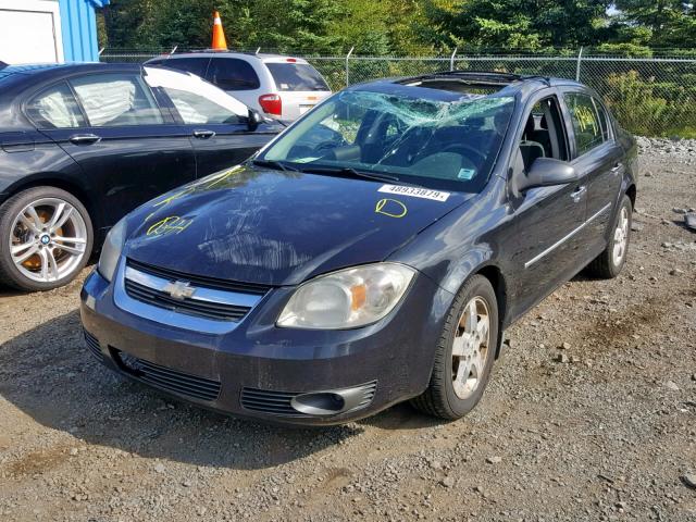 1G1AF5F55A7202112 - 2010 CHEVROLET COBALT 2LT BLACK photo 2