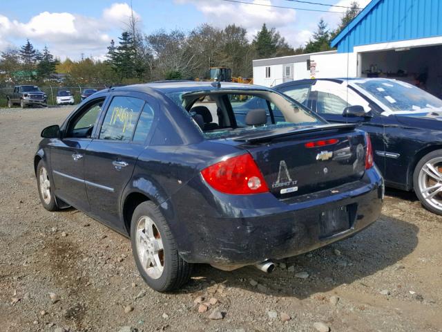 1G1AF5F55A7202112 - 2010 CHEVROLET COBALT 2LT BLACK photo 3