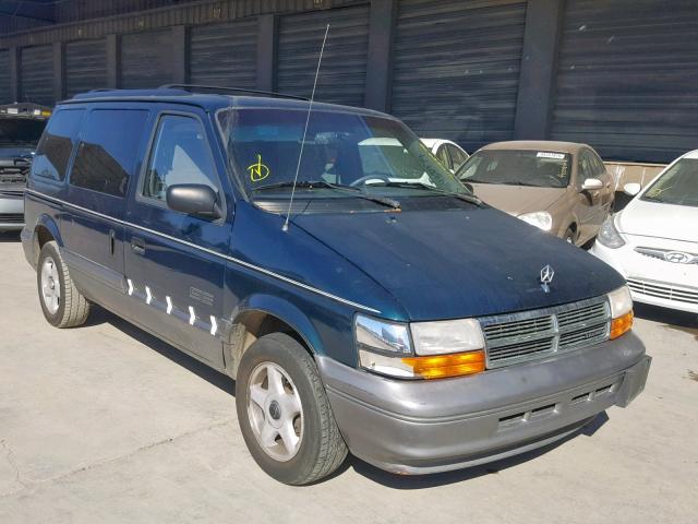 2B4GH45R3SR174270 - 1995 DODGE CARAVAN SE GREEN photo 1