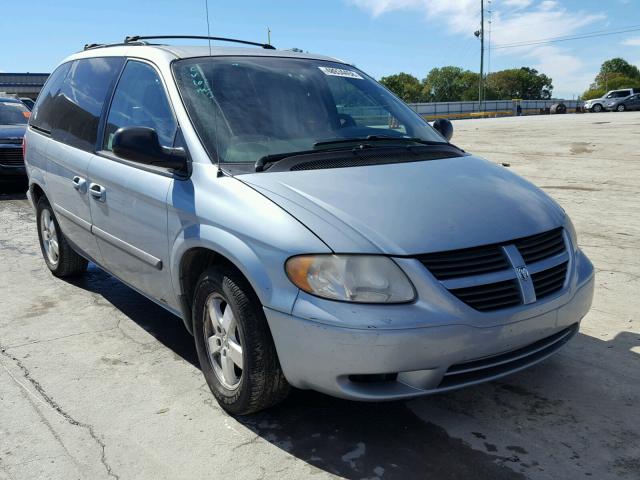 1D4GP45R16B748278 - 2006 DODGE CARAVAN SX BLUE photo 1