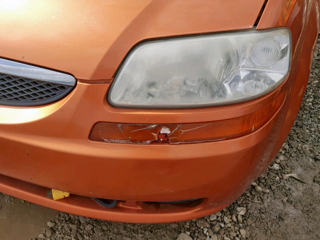 KL5TJ66686B540952 - 2006 SUZUKI SWIFT ORANGE photo 10