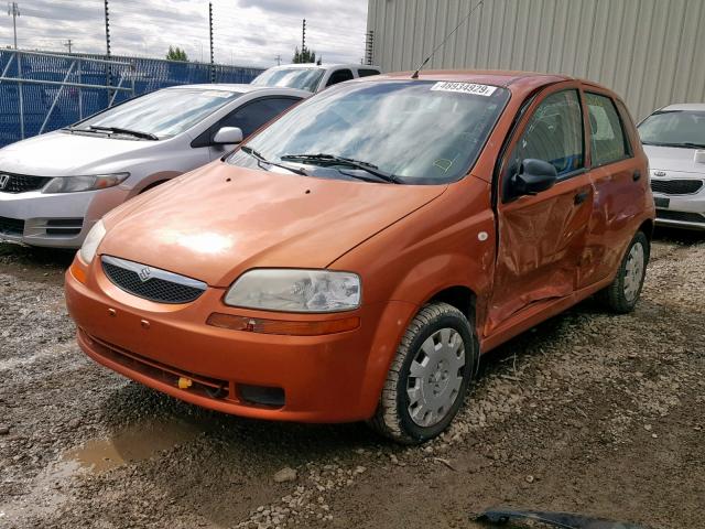 KL5TJ66686B540952 - 2006 SUZUKI SWIFT ORANGE photo 2