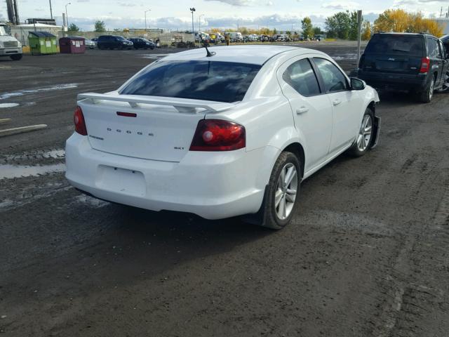 1B3BD1FB3BN557648 - 2011 DODGE AVENGER MA WHITE photo 4