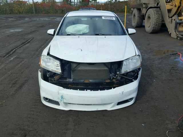 1B3BD1FB3BN557648 - 2011 DODGE AVENGER MA WHITE photo 9