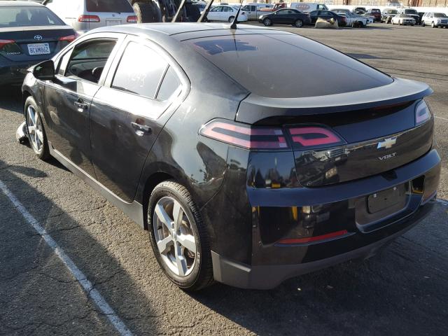 1G1RB6E44CU109213 - 2012 CHEVROLET VOLT BLACK photo 3