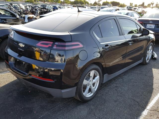 1G1RB6E44CU109213 - 2012 CHEVROLET VOLT BLACK photo 4