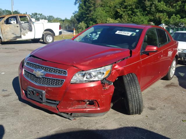 1G11D5RR0DF120285 - 2013 CHEVROLET MALIBU 1LT 红色 照片 2